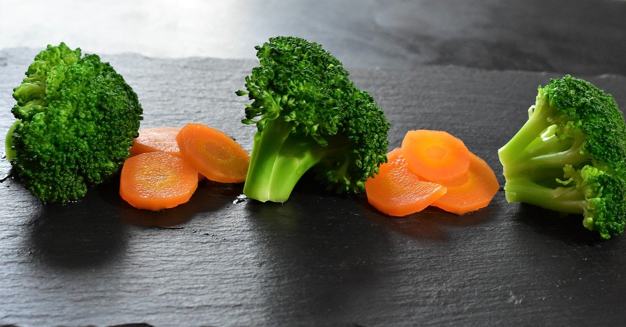 Vegetables on a platter