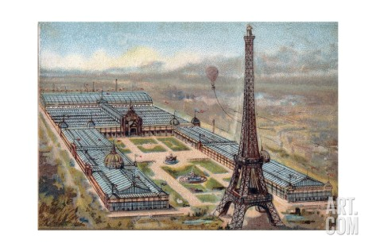 Painting of the Eiffel tower