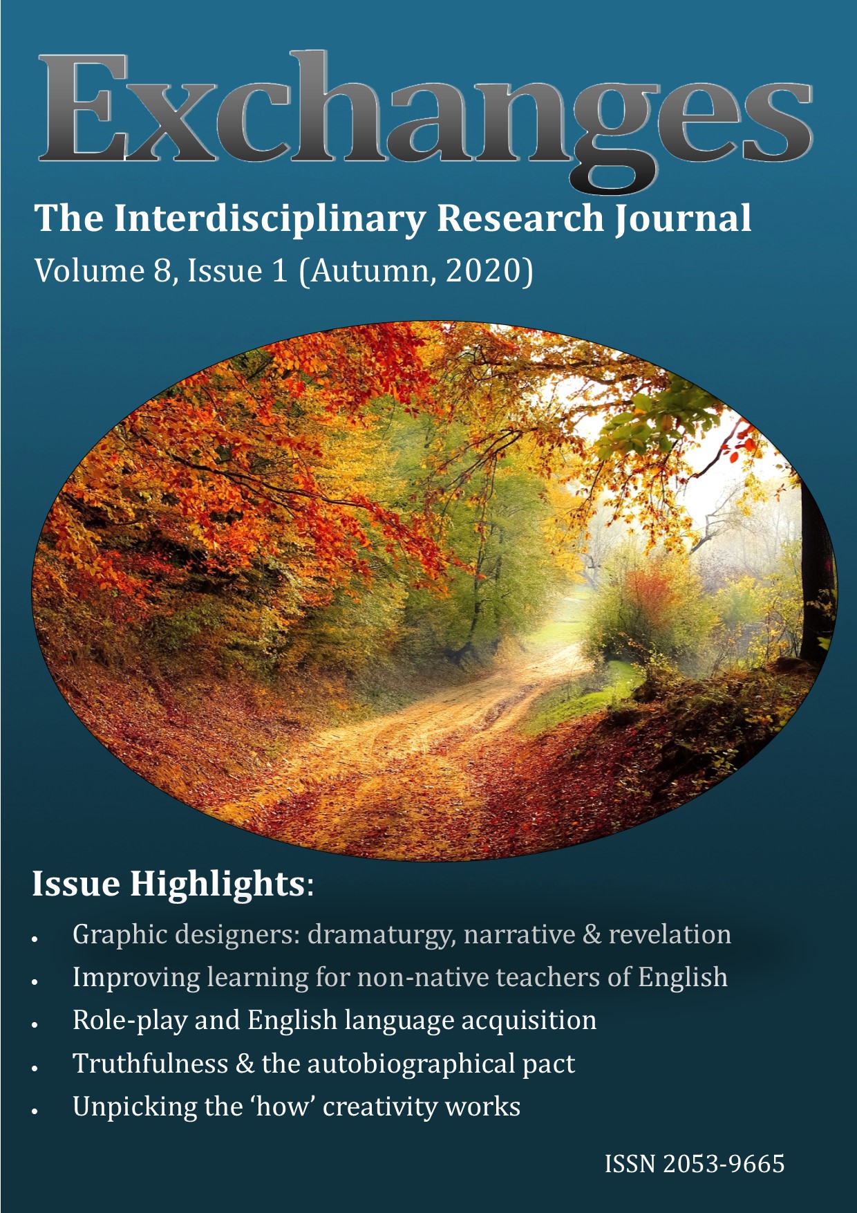 Cover of the journal, highlighting articles and showing an autumnal forest scene
