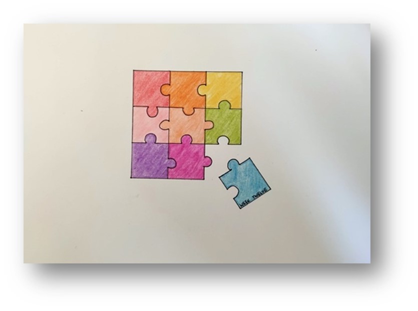 'Final Piece of the Jigsaw', by Raskia (illustration of jigsaw pieces)