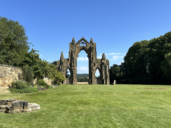 Guisborough Priory, ruins, August 2024, Cleveland, UK - picture source, author's own