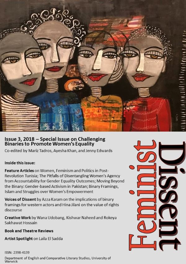 Image of the cover of Feminist Dissent Issue 3