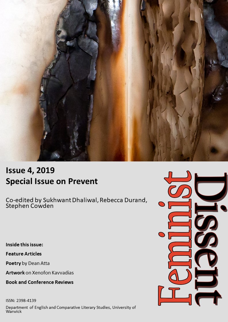 Cover image of Issue 4 of Feminist Dissent